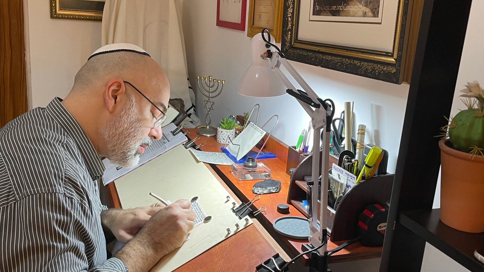 The Messianic Sofer at work